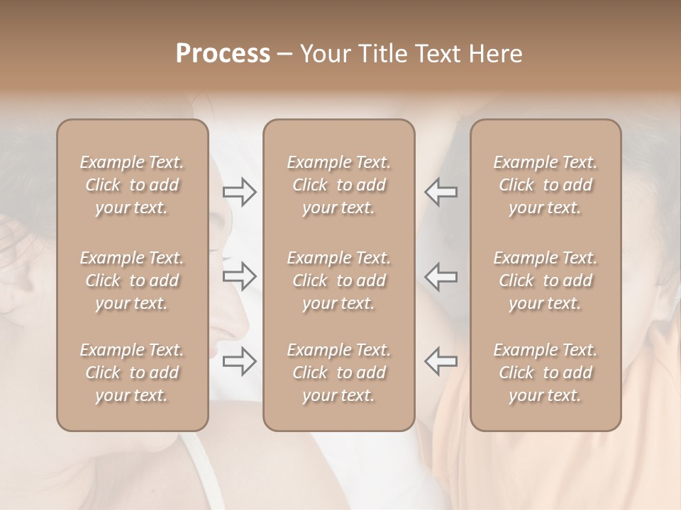 A Woman And A Child Laying In Bed Together PowerPoint Template