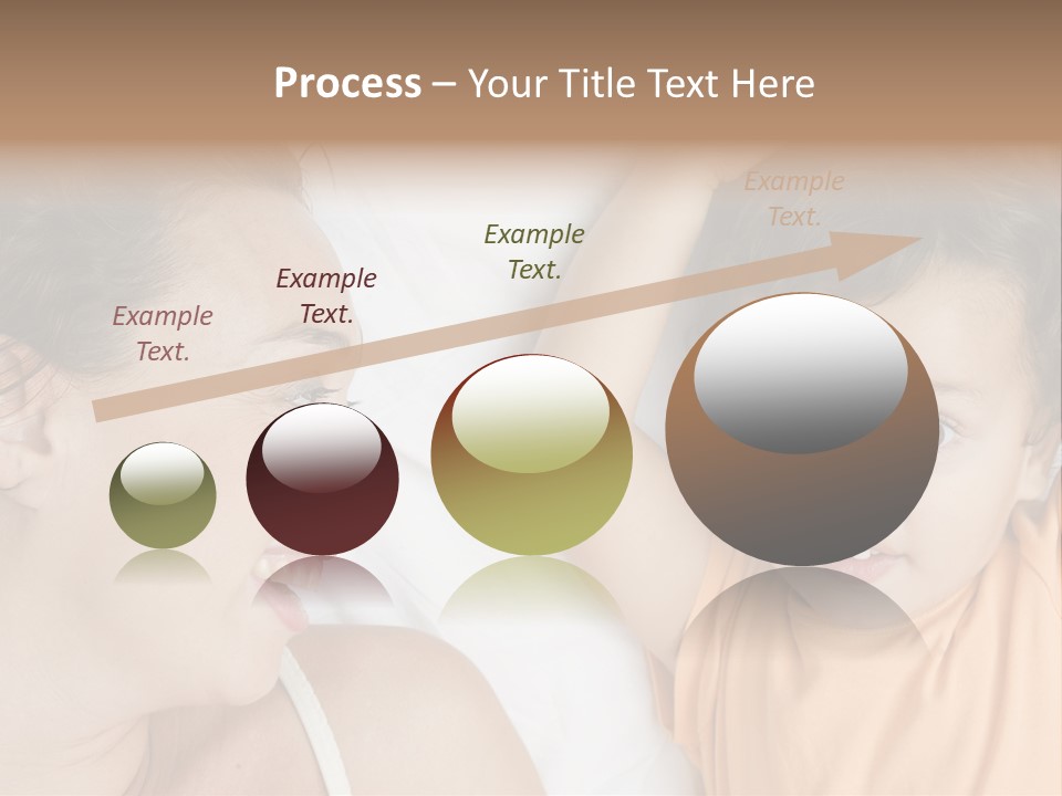 A Woman And A Child Laying In Bed Together PowerPoint Template