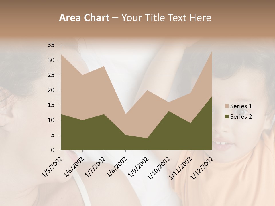 A Woman And A Child Laying In Bed Together PowerPoint Template