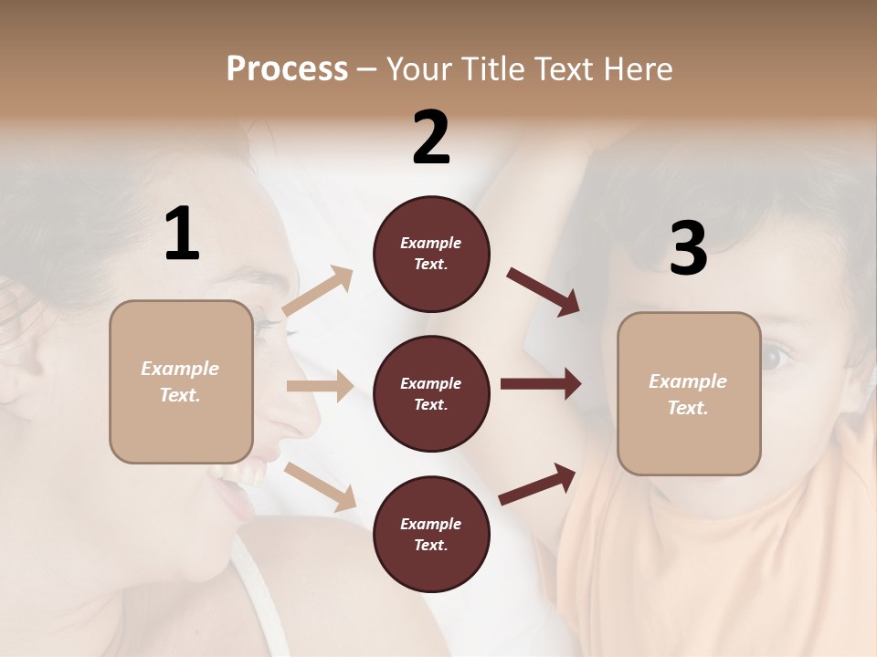 A Woman And A Child Laying In Bed Together PowerPoint Template