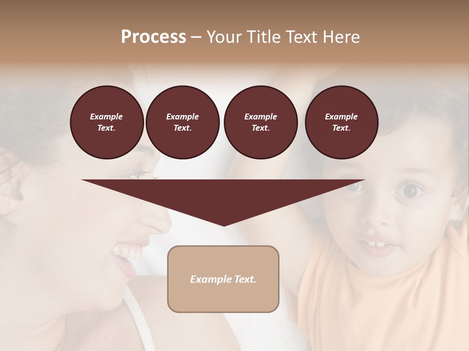 A Woman And A Child Laying In Bed Together PowerPoint Template