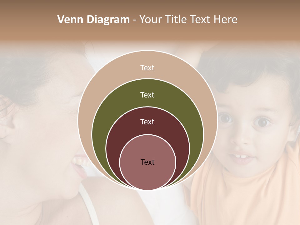 A Woman And A Child Laying In Bed Together PowerPoint Template