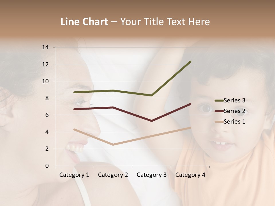 A Woman And A Child Laying In Bed Together PowerPoint Template