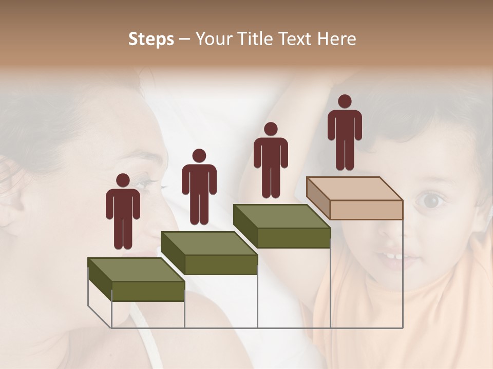 A Woman And A Child Laying In Bed Together PowerPoint Template