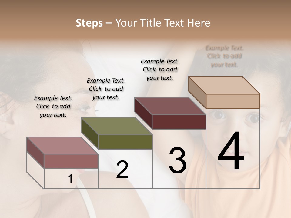 A Woman And A Child Laying In Bed Together PowerPoint Template