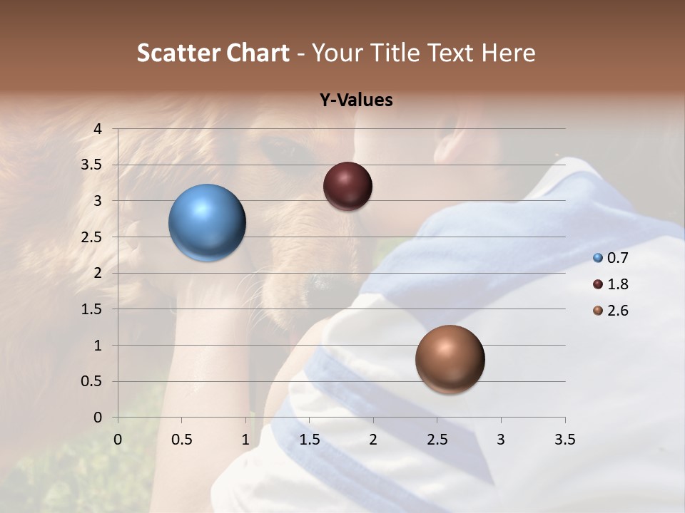 Caucasian Eye Fur PowerPoint Template