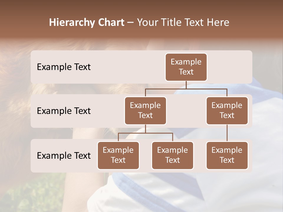 Caucasian Eye Fur PowerPoint Template