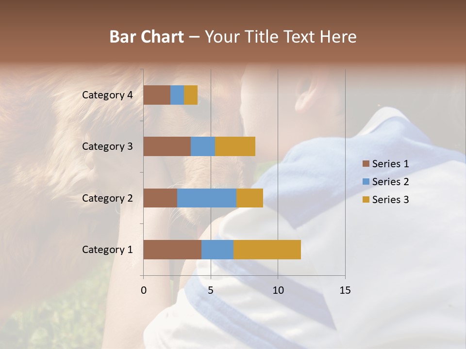 Caucasian Eye Fur PowerPoint Template