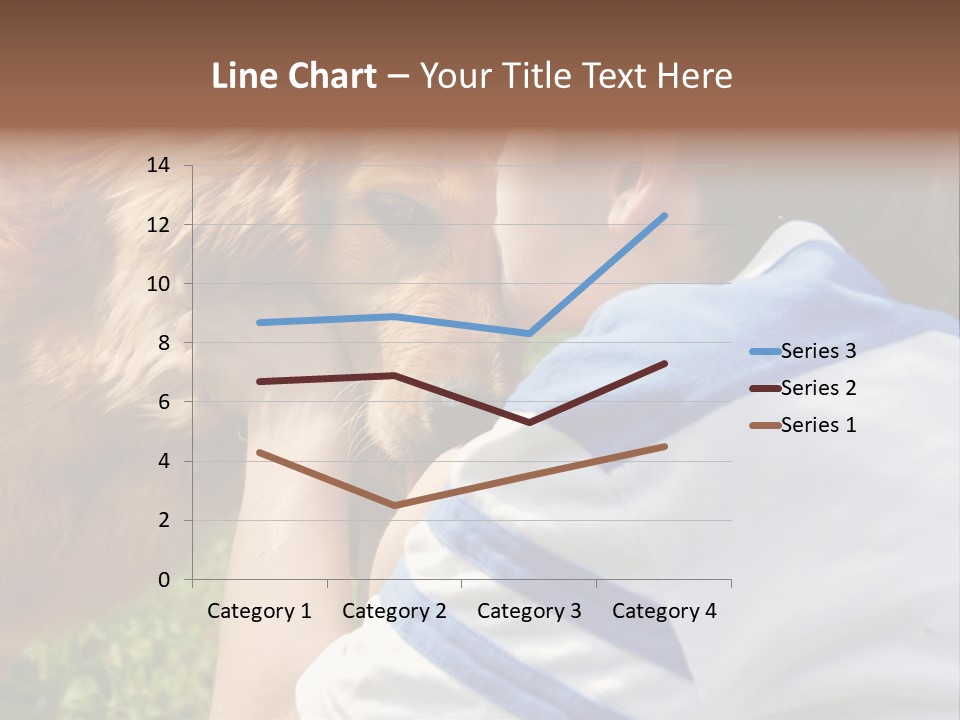 Caucasian Eye Fur PowerPoint Template