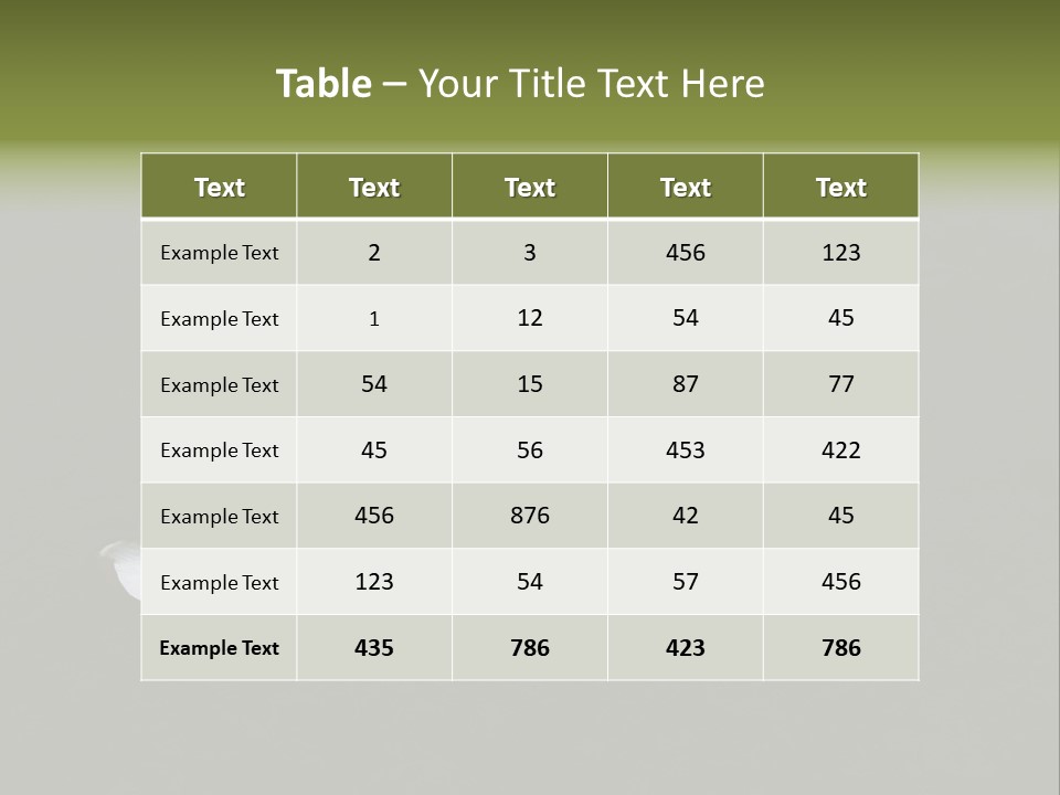 A White Flower Sitting On Top Of A Black Surface PowerPoint Template