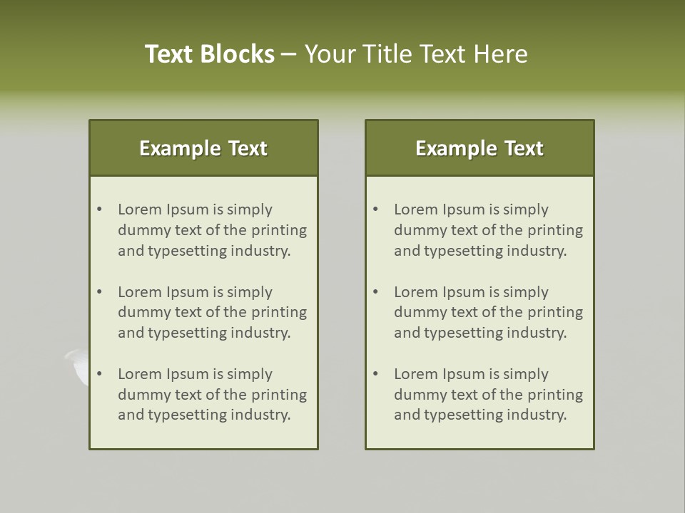 A White Flower Sitting On Top Of A Black Surface PowerPoint Template