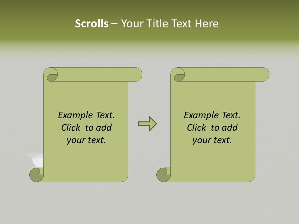 A White Flower Sitting On Top Of A Black Surface PowerPoint Template