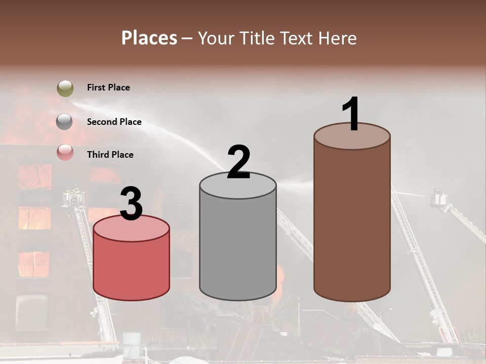Big Vehicle Fire PowerPoint Template