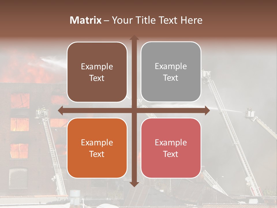 Big Vehicle Fire PowerPoint Template