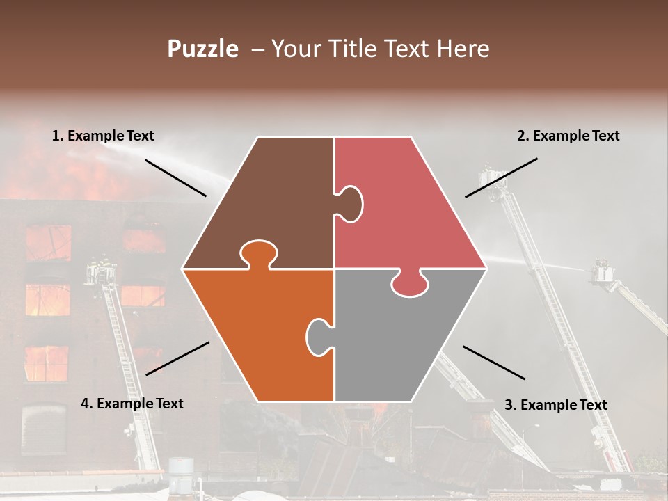 Big Vehicle Fire PowerPoint Template