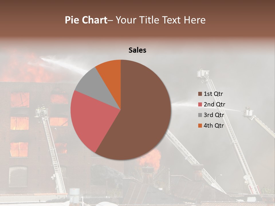 Big Vehicle Fire PowerPoint Template