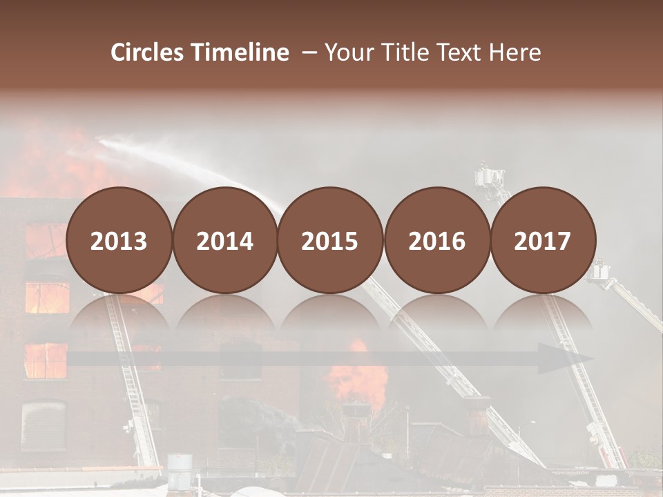 Big Vehicle Fire PowerPoint Template