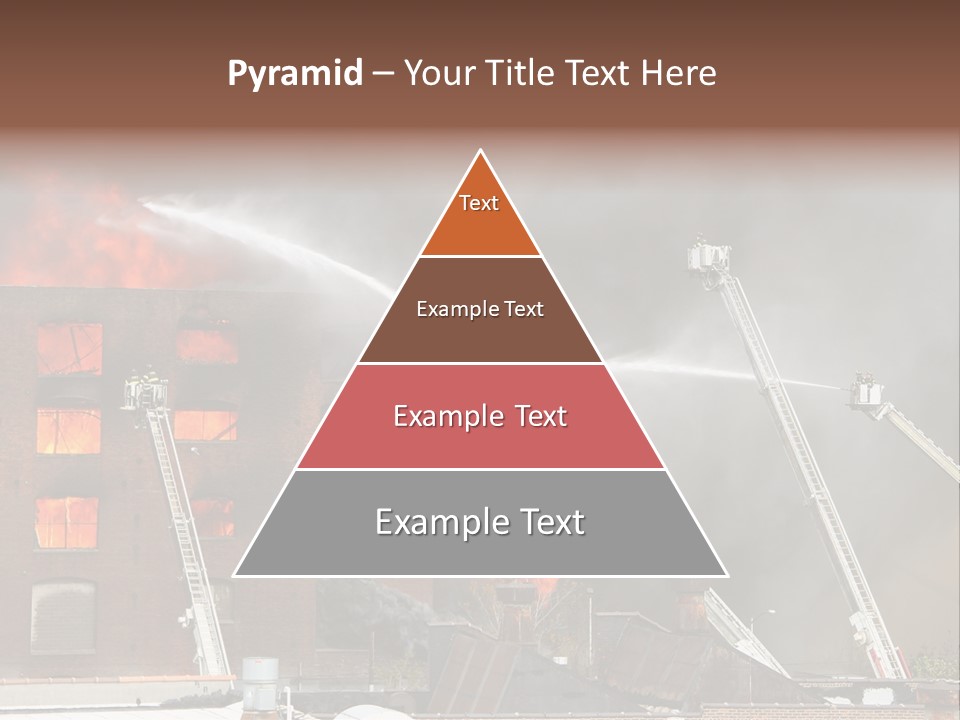 Big Vehicle Fire PowerPoint Template