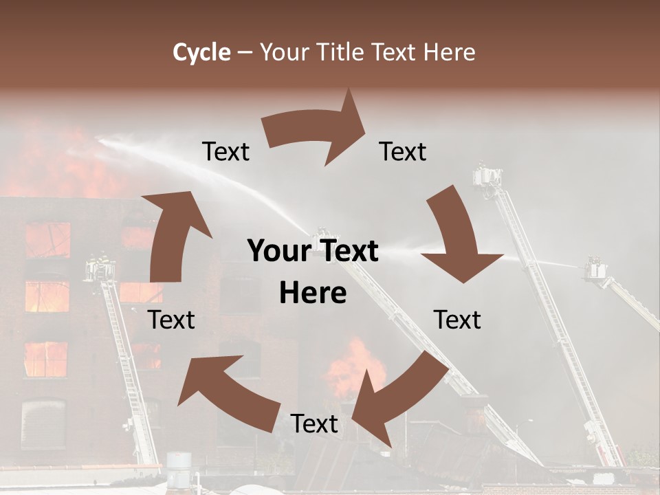 Big Vehicle Fire PowerPoint Template