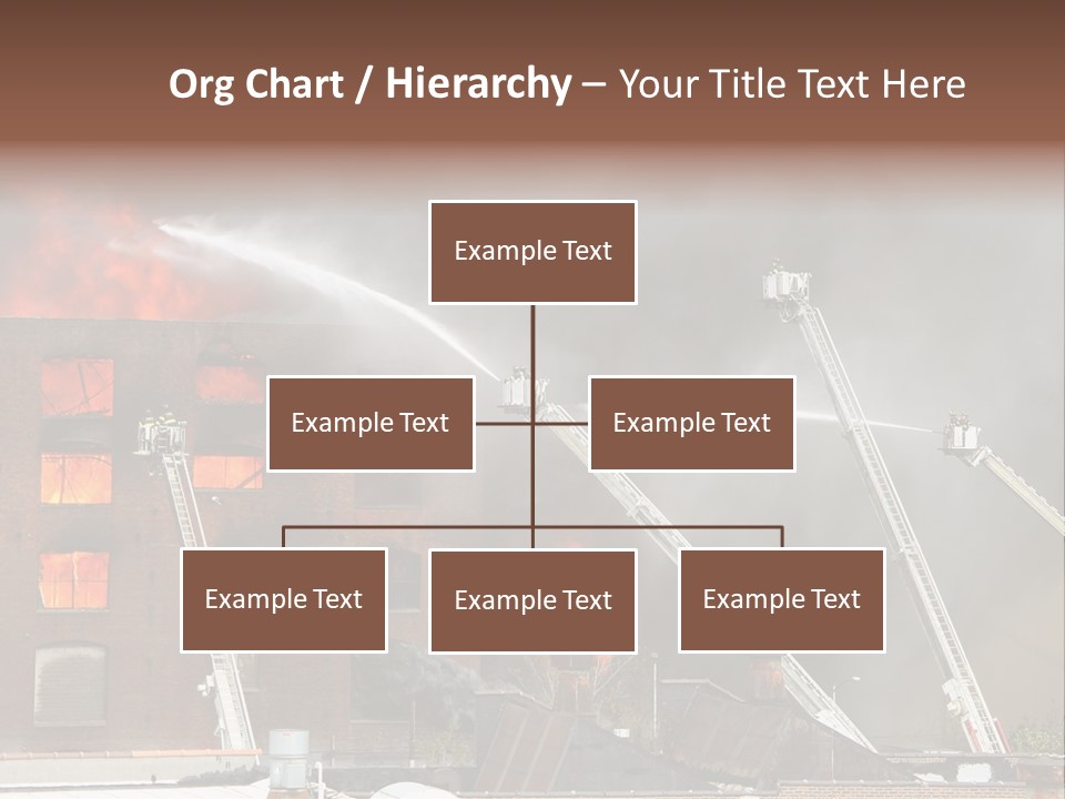 Big Vehicle Fire PowerPoint Template