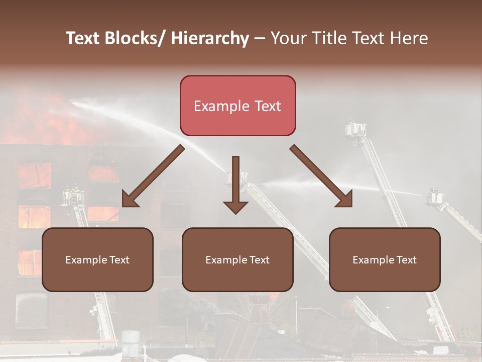 Big Vehicle Fire PowerPoint Template