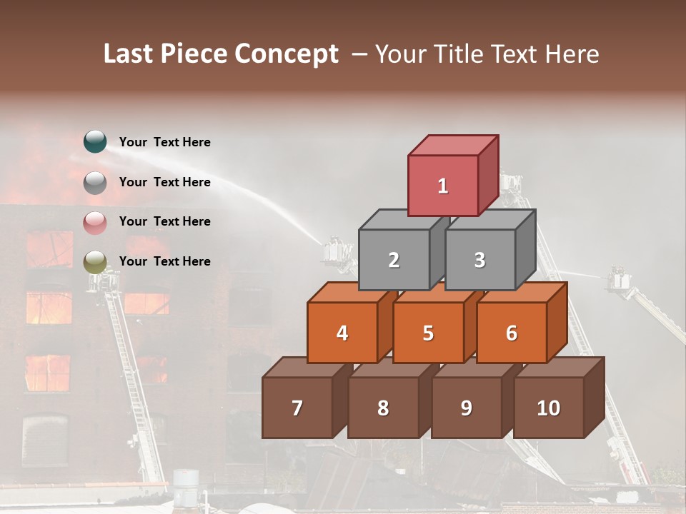 Big Vehicle Fire PowerPoint Template