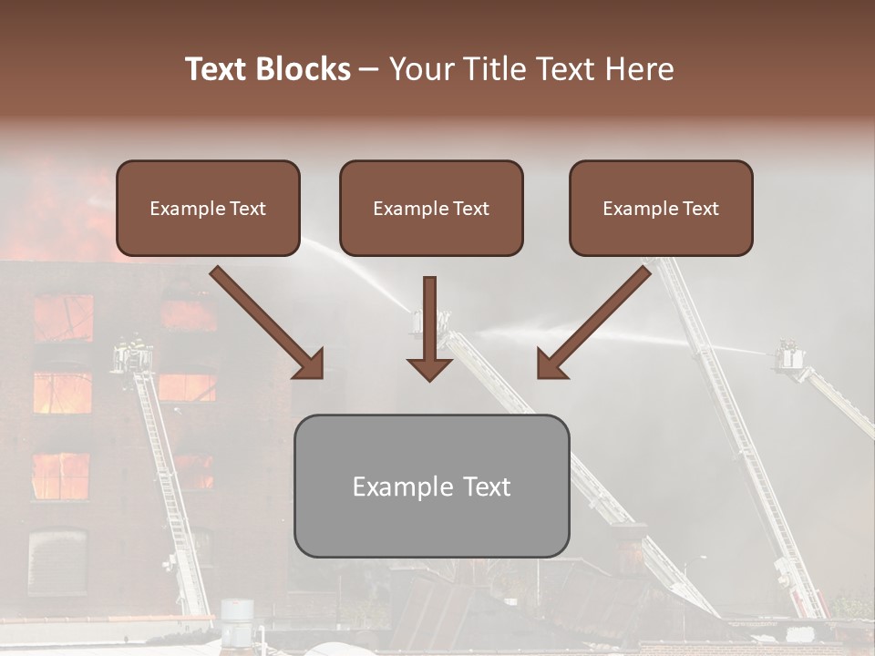 Big Vehicle Fire PowerPoint Template