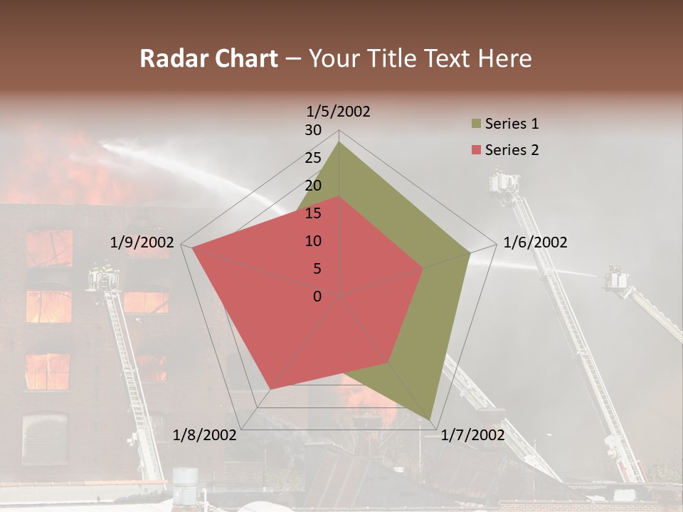 Big Vehicle Fire PowerPoint Template