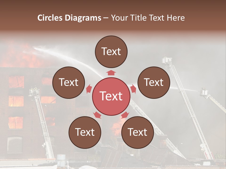 Big Vehicle Fire PowerPoint Template