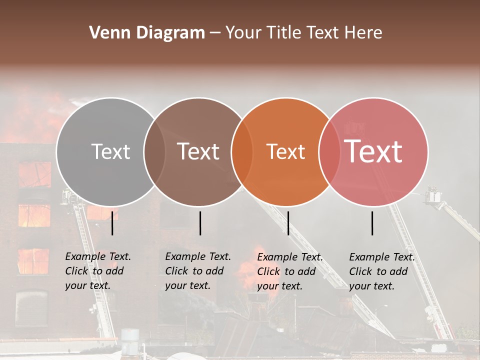 Big Vehicle Fire PowerPoint Template