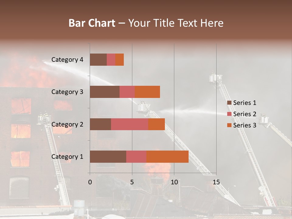 Big Vehicle Fire PowerPoint Template