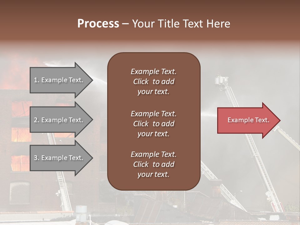 Big Vehicle Fire PowerPoint Template