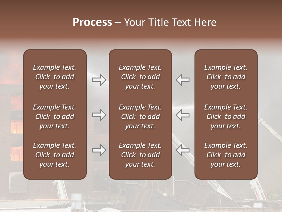 Big Vehicle Fire PowerPoint Template