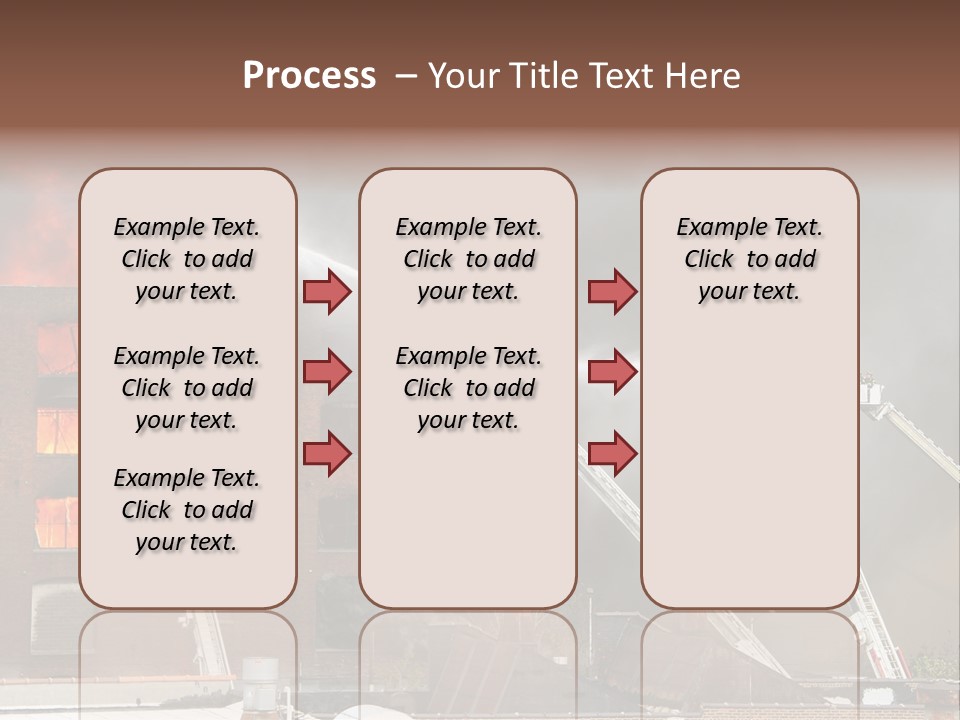Big Vehicle Fire PowerPoint Template