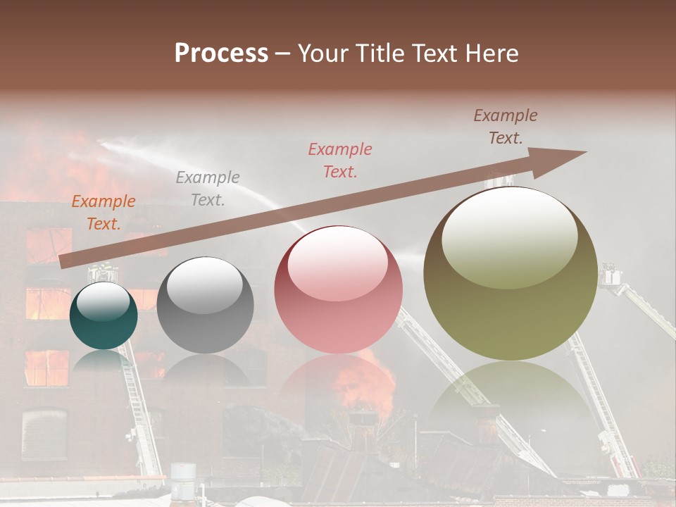 Big Vehicle Fire PowerPoint Template