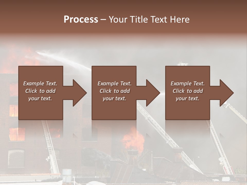 Big Vehicle Fire PowerPoint Template