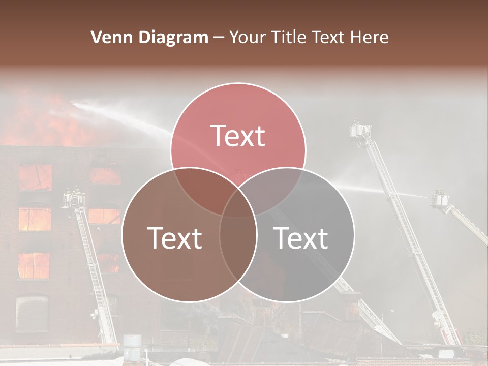 Big Vehicle Fire PowerPoint Template