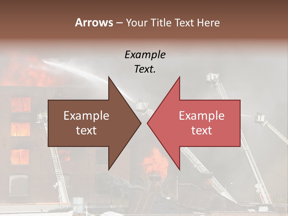 Big Vehicle Fire PowerPoint Template