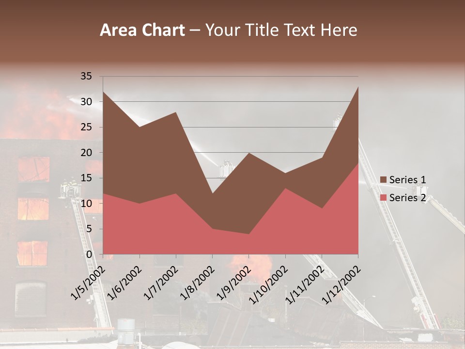 Big Vehicle Fire PowerPoint Template