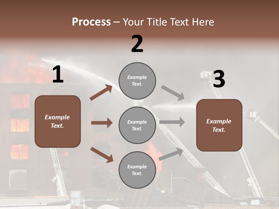Big Vehicle Fire PowerPoint Template