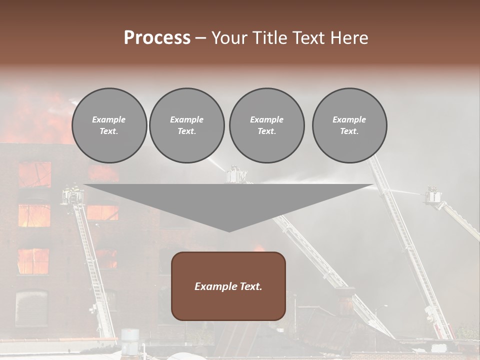 Big Vehicle Fire PowerPoint Template