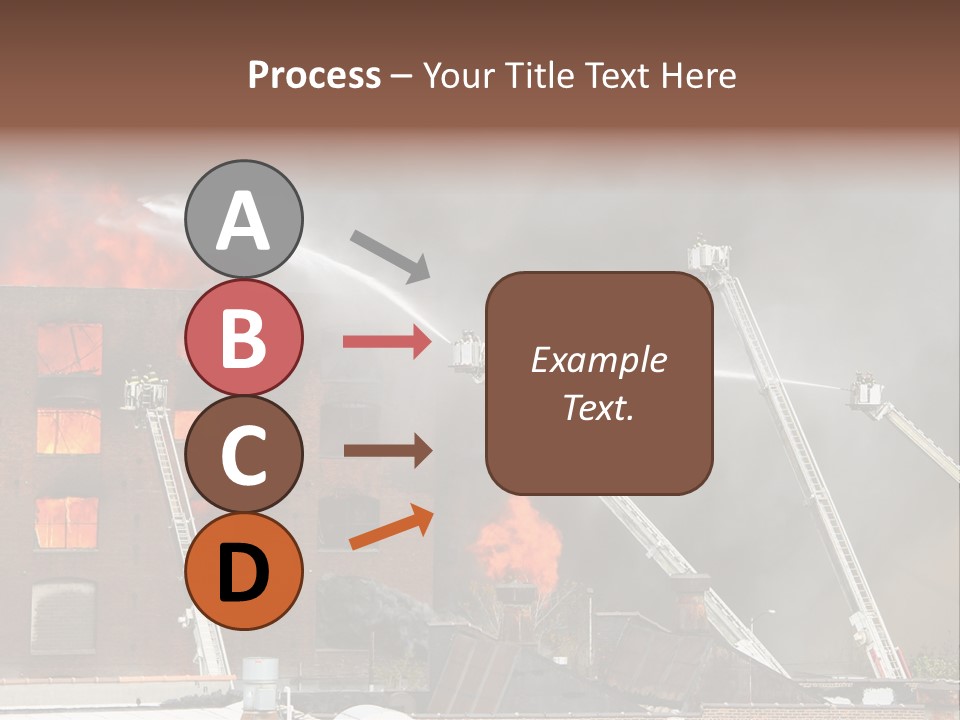 Big Vehicle Fire PowerPoint Template