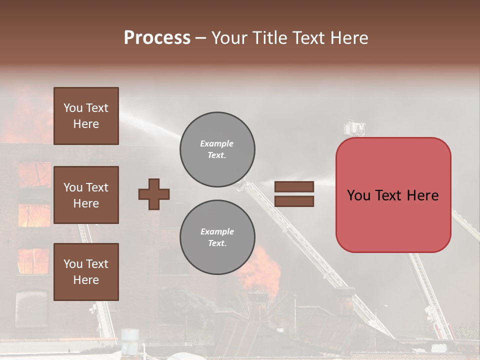 Big Vehicle Fire PowerPoint Template