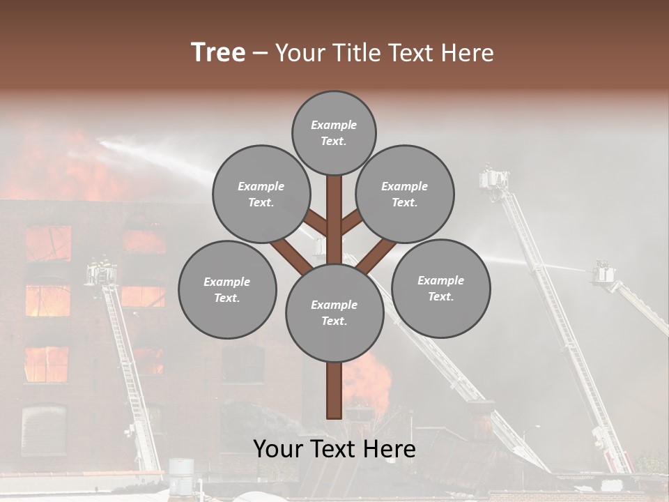 Big Vehicle Fire PowerPoint Template