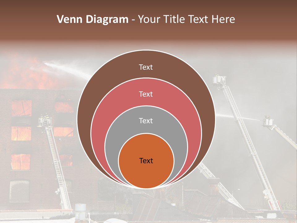 Big Vehicle Fire PowerPoint Template