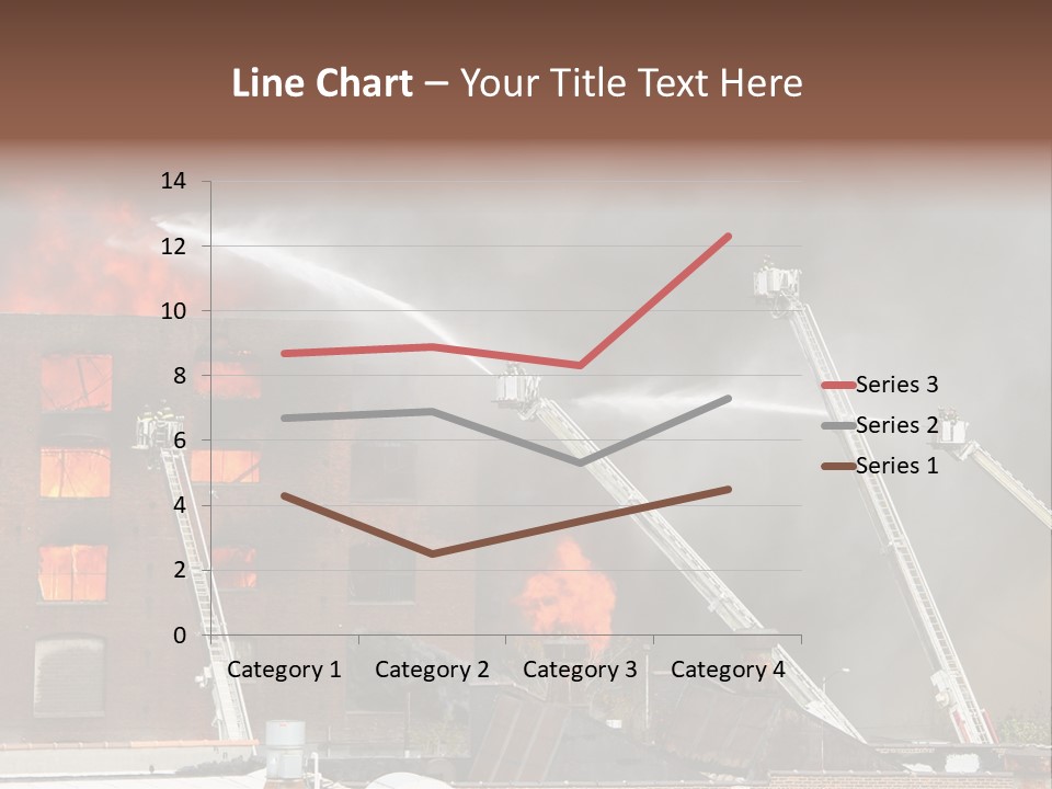 Big Vehicle Fire PowerPoint Template
