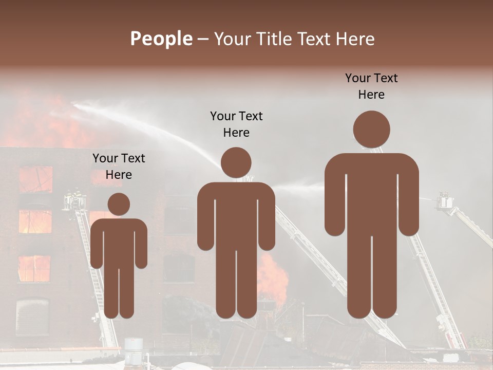 Big Vehicle Fire PowerPoint Template