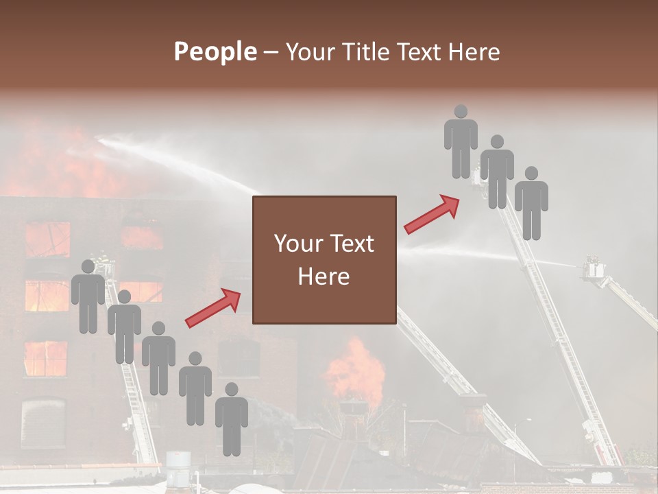 Big Vehicle Fire PowerPoint Template