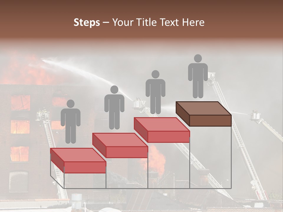 Big Vehicle Fire PowerPoint Template