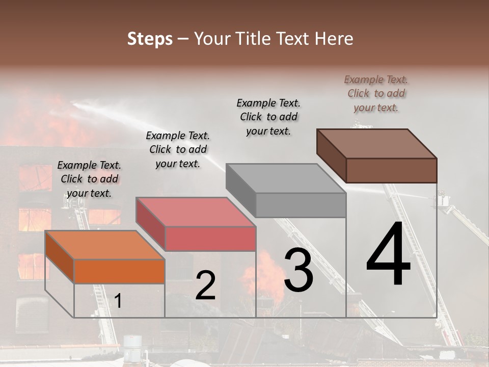 Big Vehicle Fire PowerPoint Template